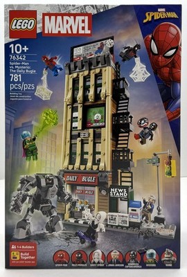 LEGO Marvel Spider-Man vs. Mysterio: The Daily Bugle Building Set, 781 Pcs, 10+