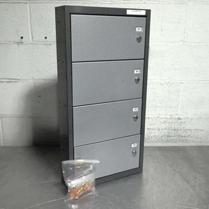 American Locker Security System 4-Door Gun Safe Locker w/ Keys
