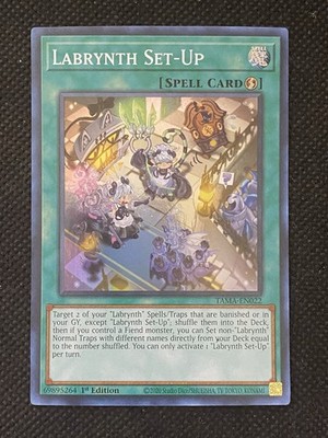 YuGiOh! - Labrynth Set-Up TAMA-EN022 Super Rare 1st Edition Near Mint