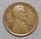 1914-S Lincoln Head Cent Pleasing VF