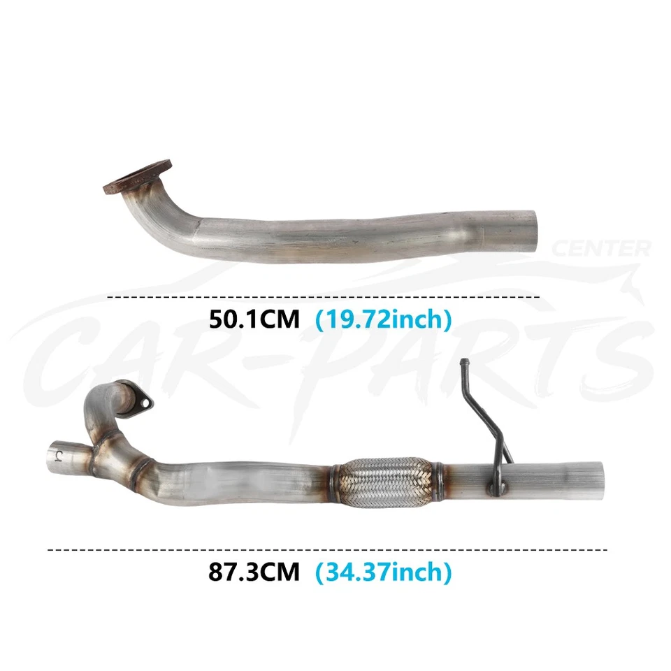 Fits 2011 2012 2013 2014 Ford Edge 3.5L Front Flex Y Pipe 55693 Foto 3 de 4