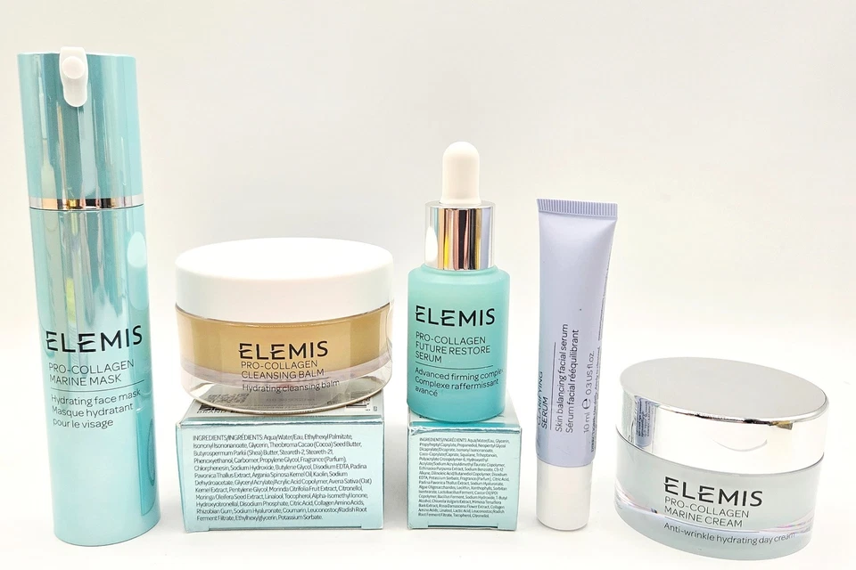 Paquete ELEMIS Pro-Collagen and Clarify - Limpiador, Mascarilla. Crema hidratante, sueros NUEVO Foto 3 de 4