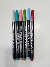 Scrapbook Markers - MK9X - Marvy Brush Markers - 6 Each - Various Colors - New
