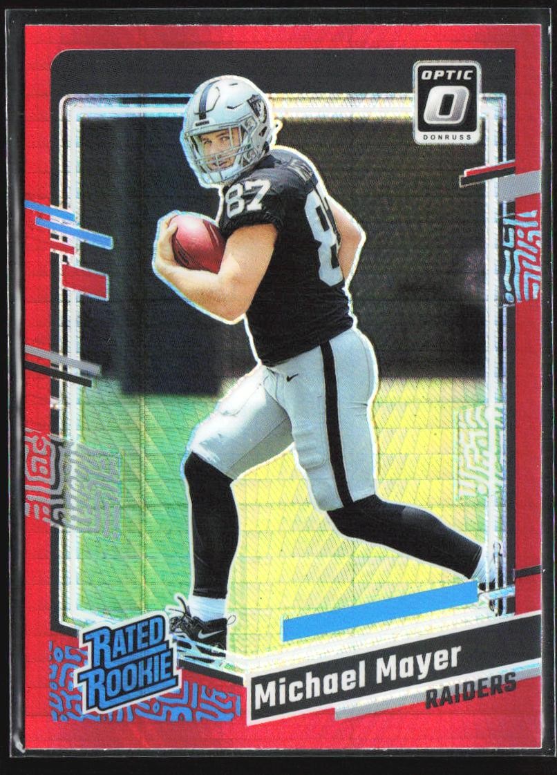 2023 Donruss Optic #260 Michael Mayer Red Hyper 2992