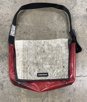 Freitag Shoulder Crossbody Messenger Bag Recycled Truck Tarps Upcycle  RARE!