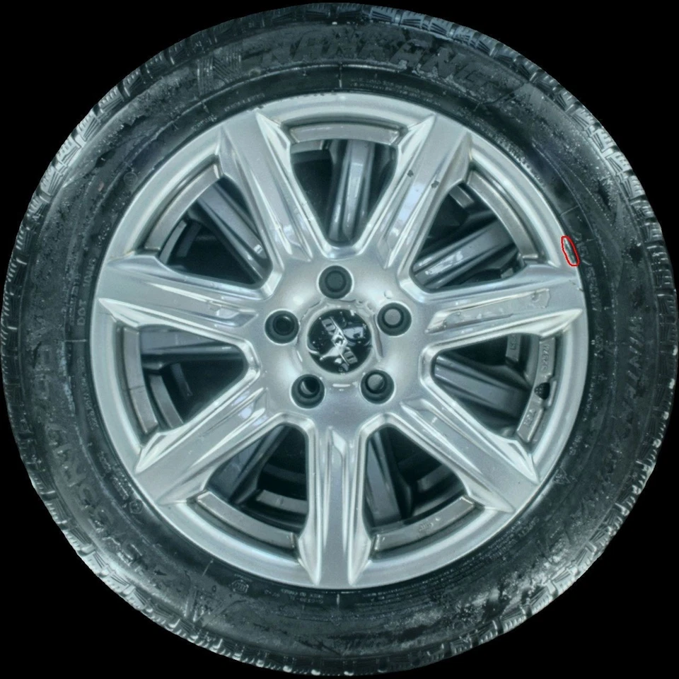 215/55 R17 Winterreifen AUDI Q3 8U 17 Zoll Alufelgen Komplettsatz 6-7mm - Bild 4 von 4