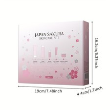 Sakura Gift Box 5pcs Skincare Set, Birthday And Christmas Party Gifts