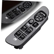 Driver Side Power Master Window Switch with Black Panel Bezel Fit 56049805AB