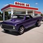 Hot Wheels Redlines Custom Fleetside, Purple, 1968 Sweet Sixteen, USA, READ