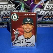 2023 Topps Chrome Platinum Anniversary - Cody Thomas #104 (RC)