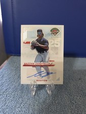 2025 Panini Prospects Nazzan Zanetello FOTL Auto Silver #107 Boston Redsox 