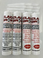 Clad Grip General Purpose Glue Bathroom Panels & Ceiling Cladding Adhesive 310ml