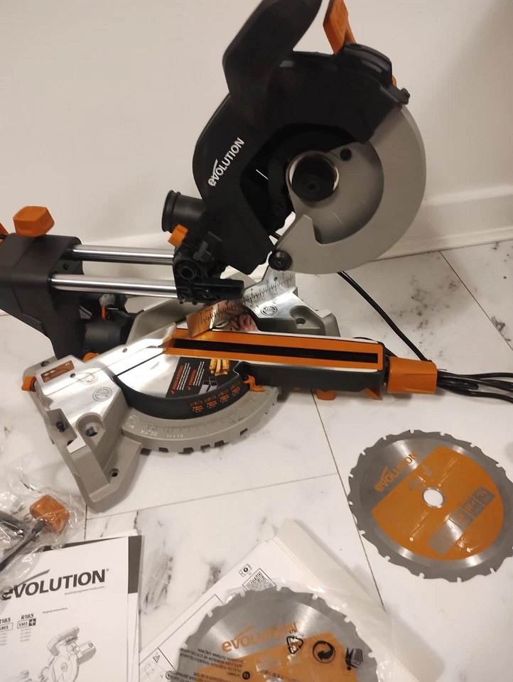 Evolution R185SMS Plus Compound Saw with Multi-Material Cutting - Image 3 of 4