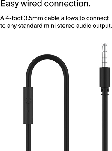 Belkin SoundForm Mini Wired On-Ear Headphones for Kids, Over-Ear Headset for Chi - 第 2/6 張圖片