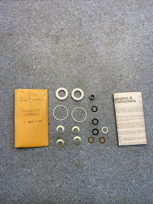 Worcester Controls/Flowserve, 1'' Ball Valve Repair Kit RK44 T R17 , New Unused