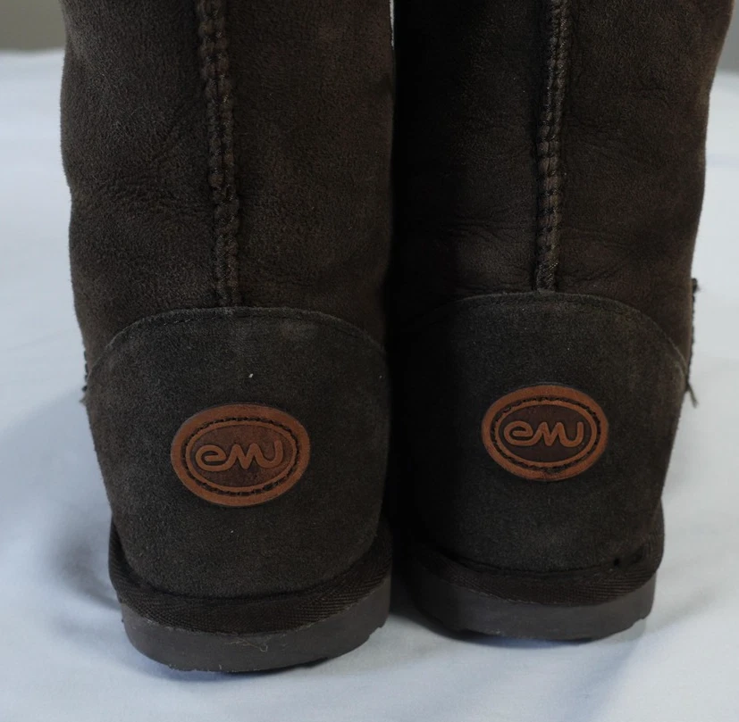 EMU Australia Botas Mujer Talla 8 Marrón Stinger Lo Piel de Oveja Gamuza Vellón W10002 Foto 4 de 4