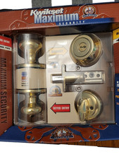 Kwikset Maximum Security Keyed Entry Deadbolt Combo Exterior Lever Handle NOS