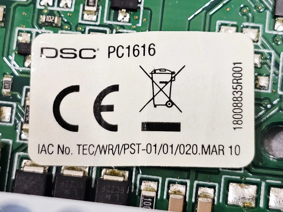 DSC PC1616 UA503/70009284/PC1616UA503 Alarm System Motherboard (Neu Offen Box - Bild 2 von 4