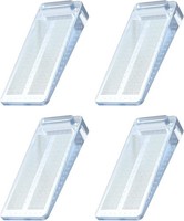 TüRstopper 4 StüCk Gummi Rutschfest HöHenverstellbar Transparent FüR Fenster
