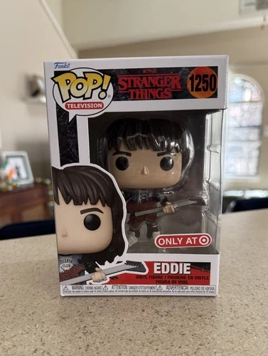 Funko Pop Eddie Munson #1250 Stranger Things Target Exclusive New
