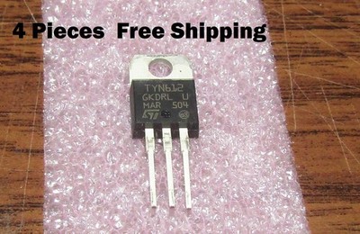 4pcs TYN612  ST Microelectronics 12A 600V Silicon Controlled Rectifier SCR