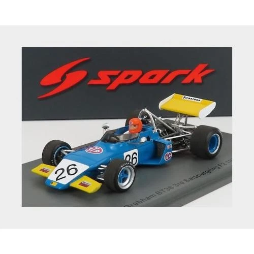 1:43 SPARK Brabham F2 Bt38 #26 Salsburgring Gp 1972 D.Morgan S7439 Model - Image 2 of 2