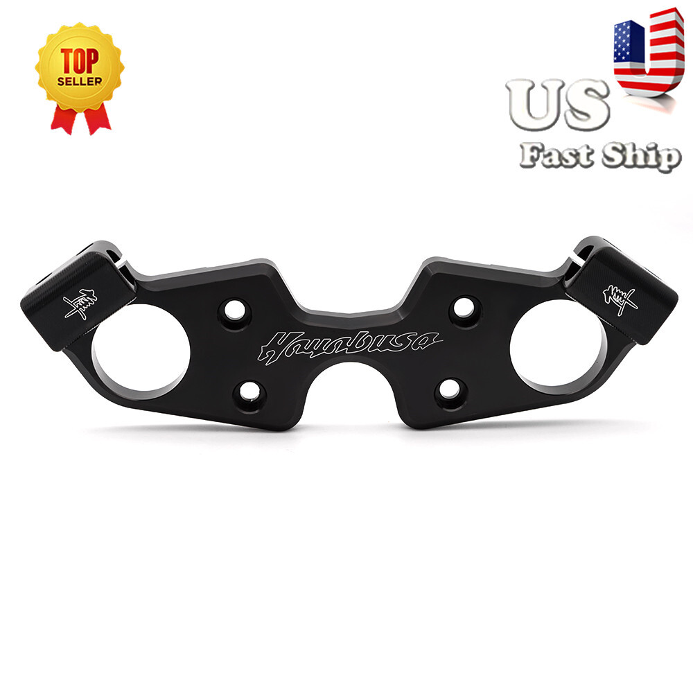 CNC Black Upper Front Top Triple Tree Clamp Fit GSX1300 hayabusa