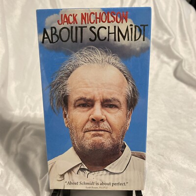 FACTORY SEALED About Schmidt (VHS, 2003) Jack Nicholson Alexander Payne
