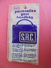 Vintage SRC Sears, Roebuck Co. Personalize Your Handbag Initials Kit
