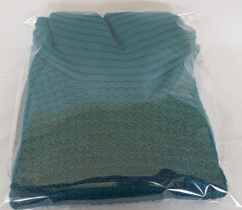 ST JOHN'S BAY Women Knit Sweater Size Medium Pine Green TurtleNeck Acrylic 100% - Picture 12 of 12