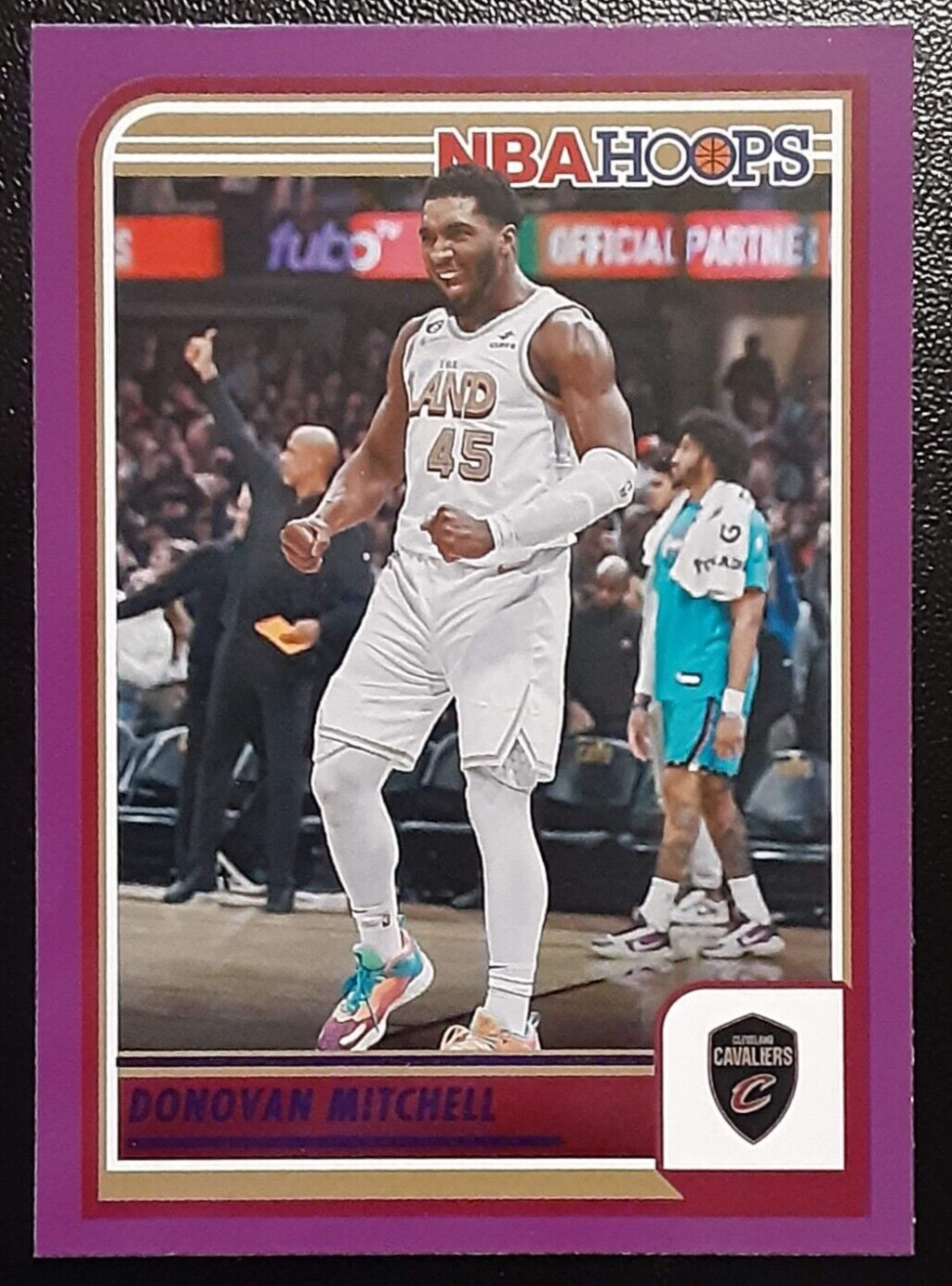 2023-24 Panini Hoops Basketball Purple Parallel #149 - Donovan Mitchell