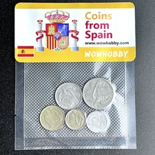 Spanish Coins 🇪🇸5 Unique Random Coins from Spain for Coin Collecting 🇪🇸