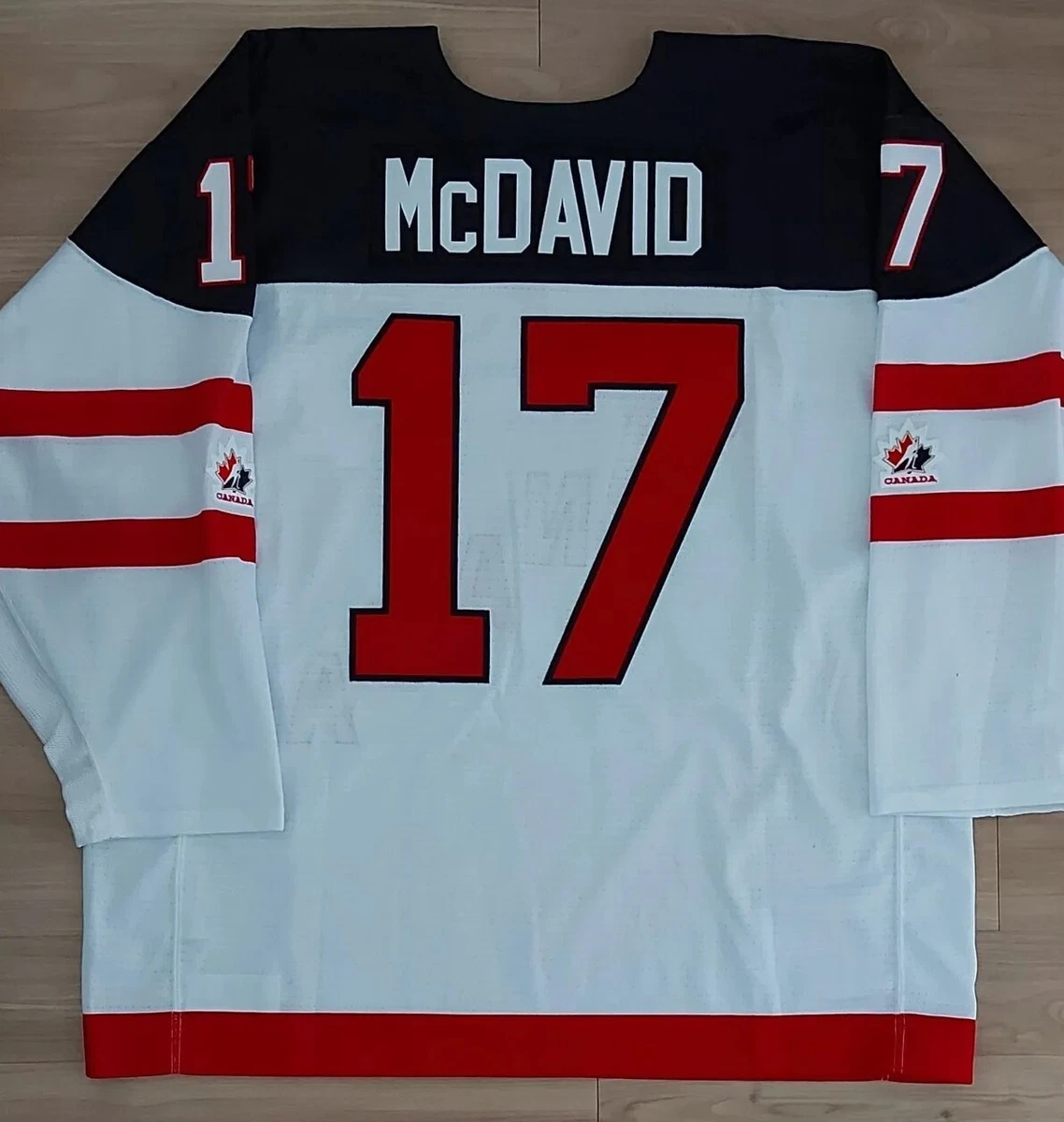 CONNOR McDAVID Authentic TEAM CANADA 2015 WJHC Jersey nike iihf
