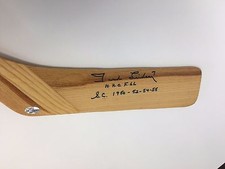 SIGNED and inscribed Ted Lindsay Hockey Stick