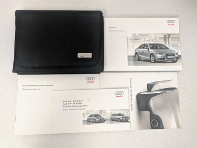 GENUINE AUDI A4 SALOON HANDBOOK OWNERS MANUAL WALLET 2007-2011 PACK M-297 | eBay