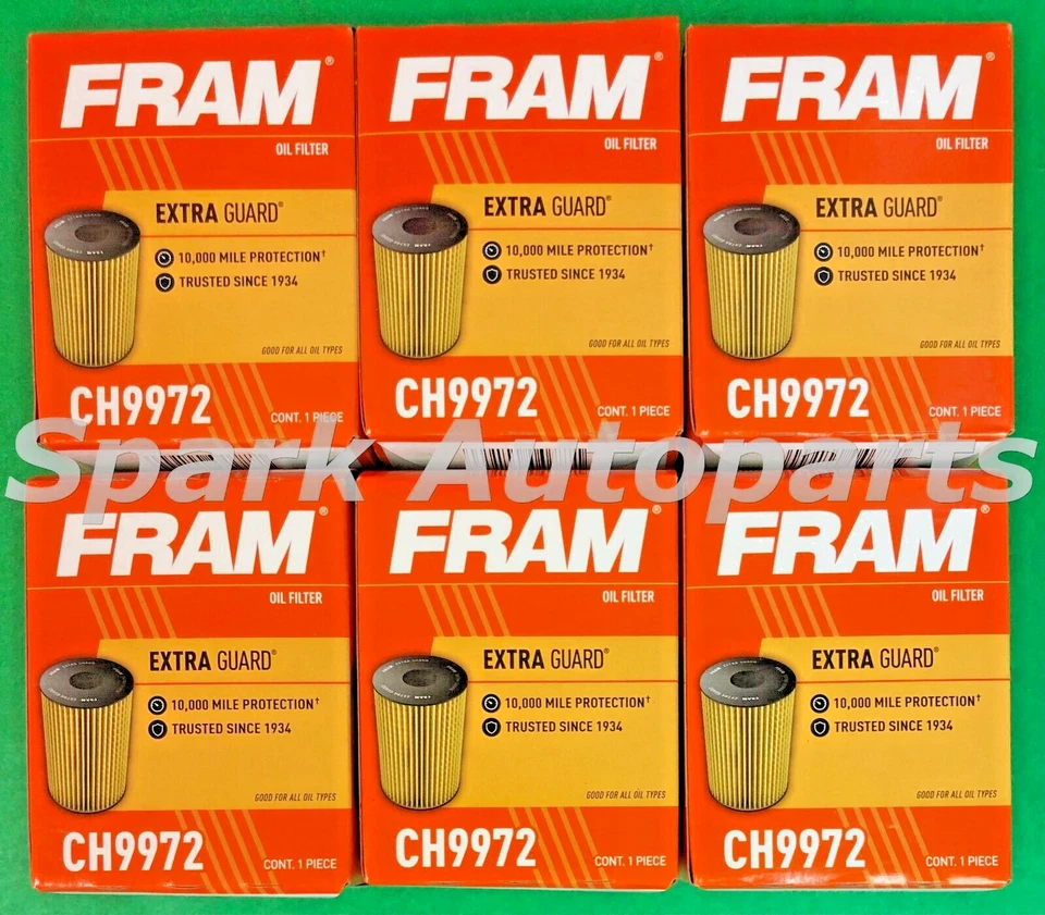 Nuevo Estuche de 6 Filtro de Aceite de Motor-Protector Extra MARCO CH9972 Para Toyota Camry, LEXUS Foto 3 de 3