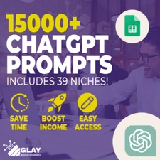 15000 ChatGPT Prompts PLR | AI Prompts for Business, Marketing & Social Media