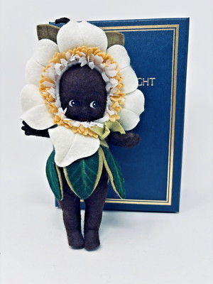 R JOHN WRIGHT LULU Flower Kewpie 6'' Felt Doll 5-way Jointed LE 250 COA #191 NEW