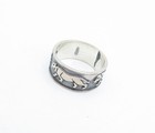 MEXICO 925 Sterling Silver  Vintage Oxidized Animal Band Ring Sz 6.5  RG3861 — photo 4