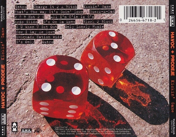 Havoc + Prodeje / Kickin' Game CD 1994 US Gangsta Pump