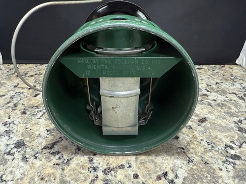 COLEMAN VINTAGE 1966 MODEL 5120 LP GAS LANTERN SINGLE MANTEL PYREX BUBBLE GLOBE - Picture 5 of 6