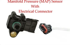 Manifold Pressure (MAP) Sensor &Connector Fits: Buick Cadillac Chevrolet GMC