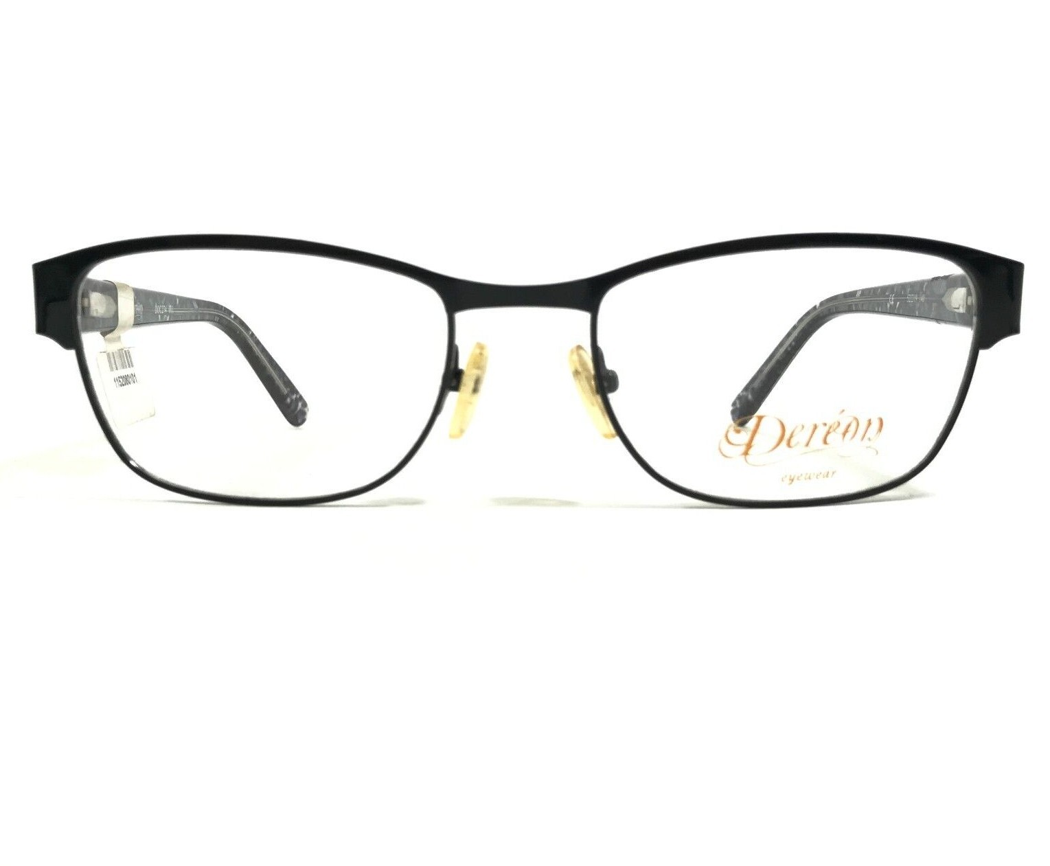 Dereon DOC274 001 Eyeglasses Frames Black Rectangular Full Rim 52-19-140