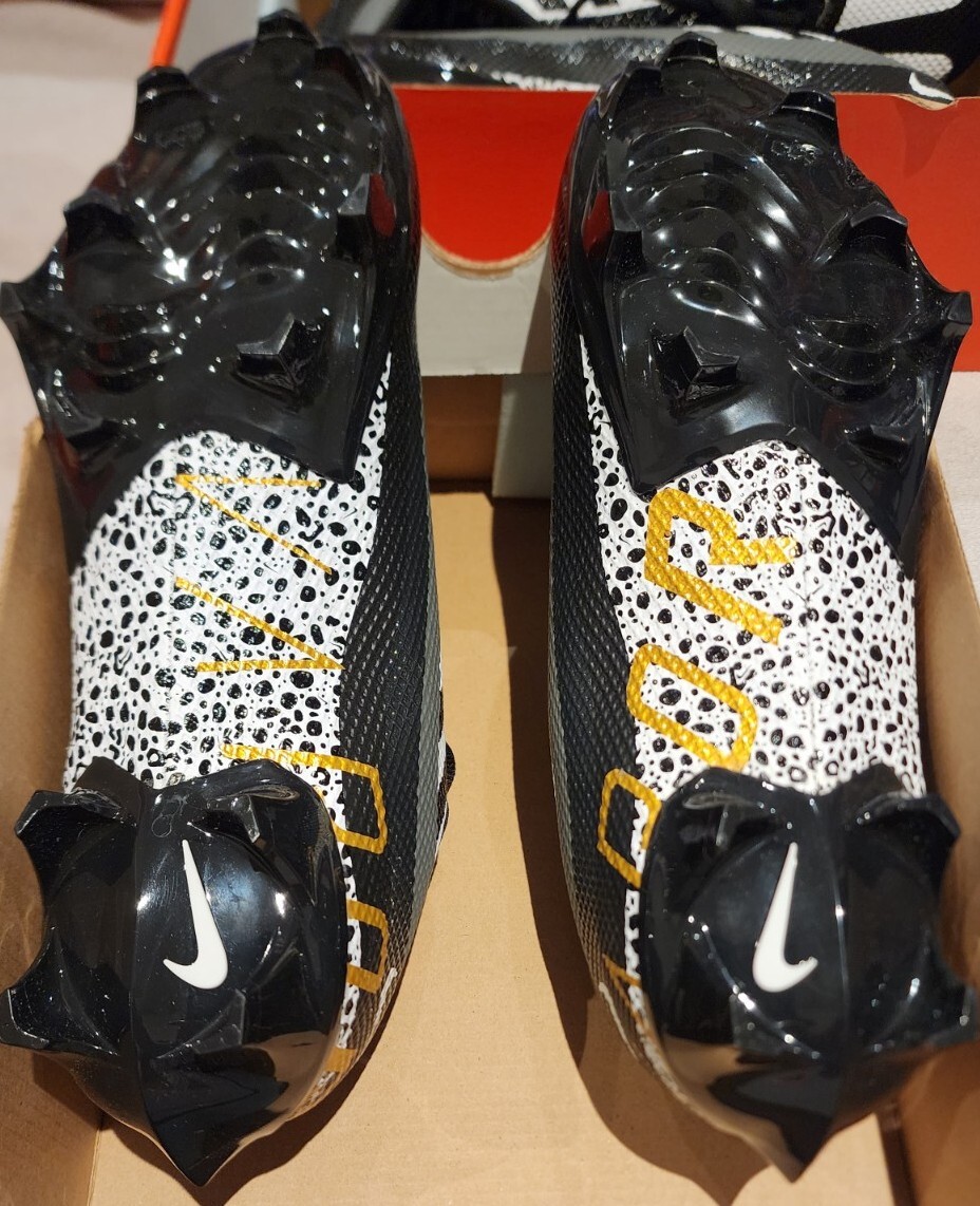 Nike Vapor Edge Speed 360 Football Cleats Black Gold DQ5110  display picture 1