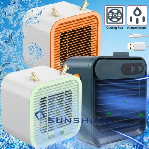 Aire Acondicionado Ventilador y Humidificador Enfriador De USB con 3 velocidades