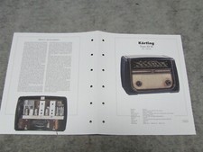 Schaltplan für Röhrenradio Radio Körting Trixor 52W von 1951 Rundfunkmuseum