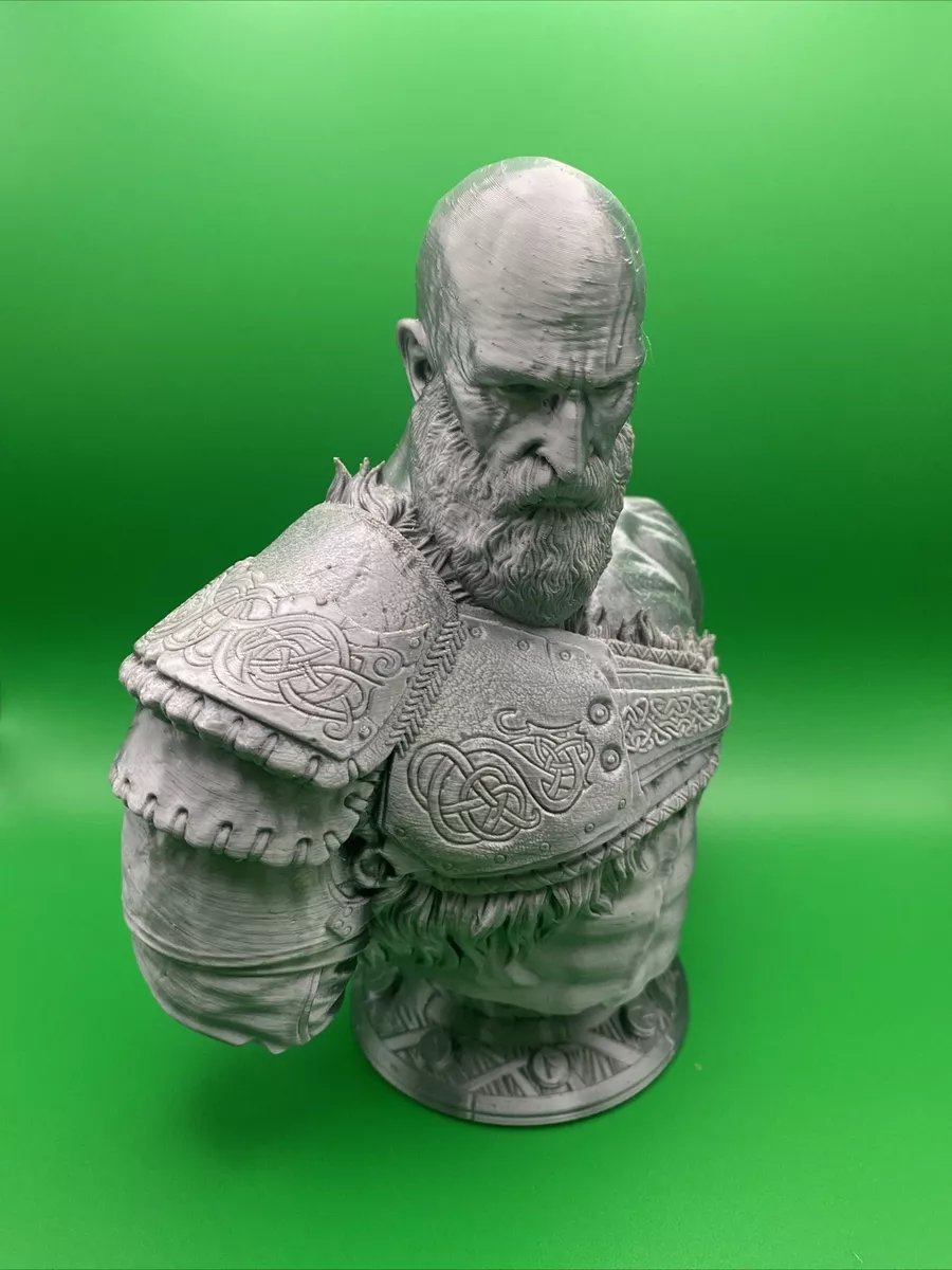 Kratos God of war and Bust - STL 3D print files