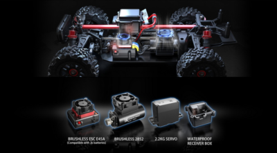 MJX HYPER GO 14209 RC CAR 4WD 1/14 BRUSHLESS MOTOR 75KMH DESERT