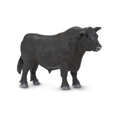 ANGUS BULL Farm Animal Figurine Safari Ltd. toy