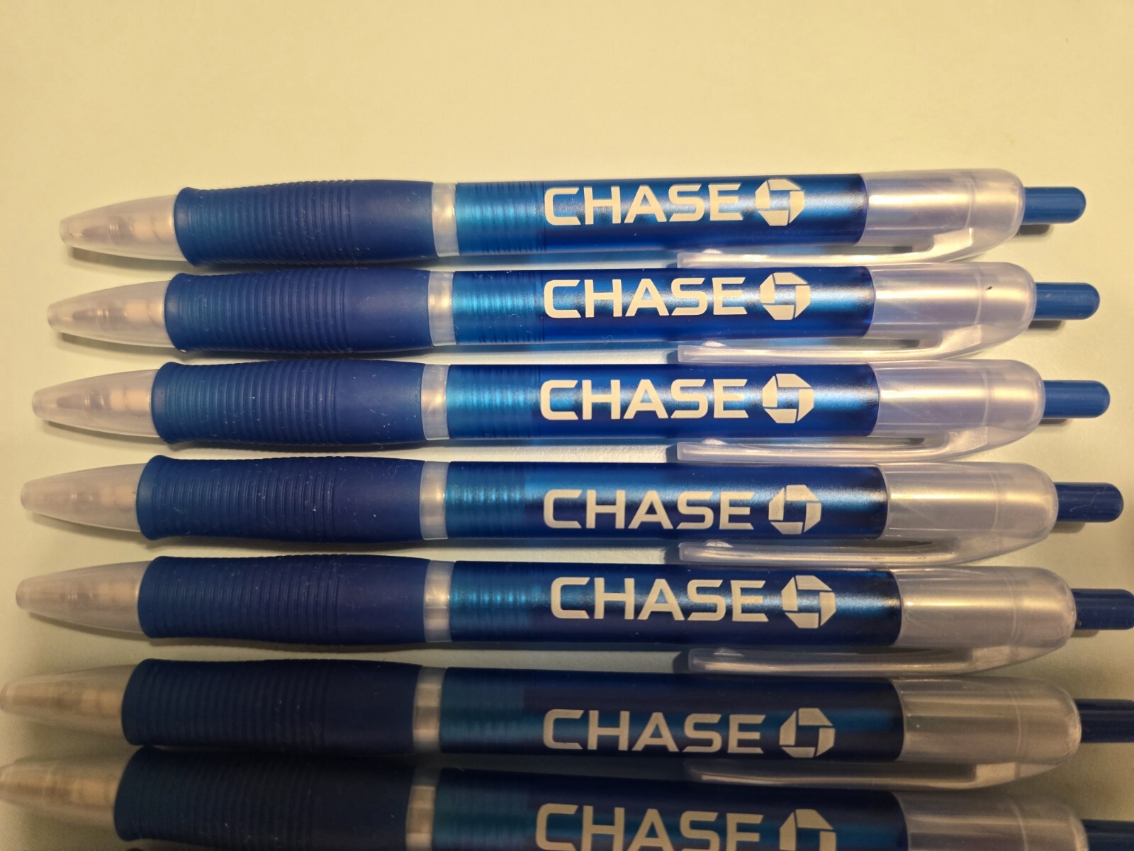 Lot of 15 New CHASE Bank Promotional Ballpoint Pens (Black Ink)